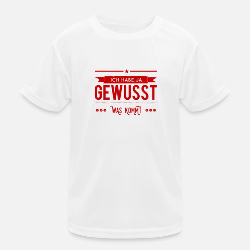 mir war das klar Kinder Funktions-T-Shirt