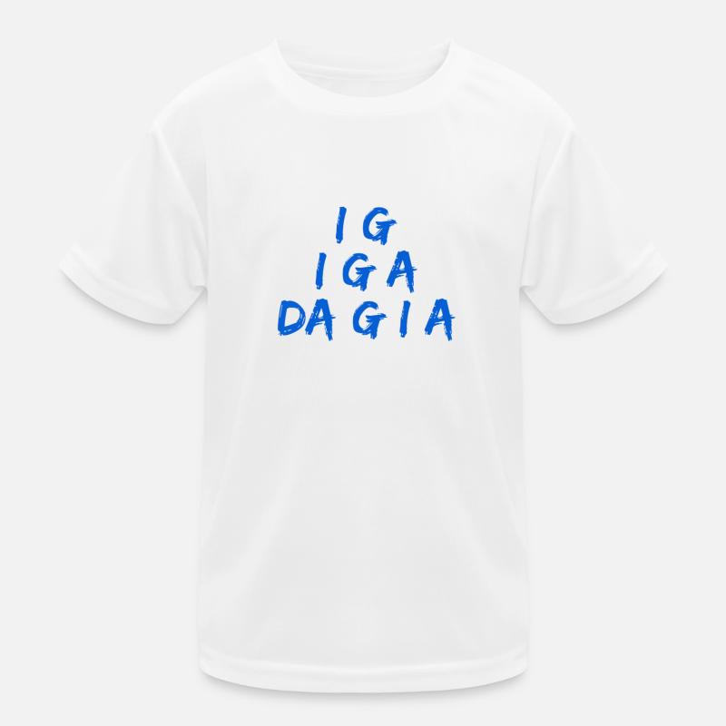 dann geh ich auch Kinder Funktions-T-Shirt