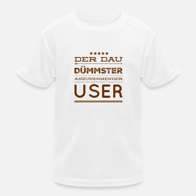 dümmster User Kinder Funktions-T-Shirt
