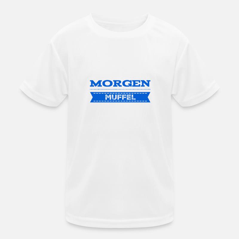 ich bin ein Morgenmuffel Kinder Funktions-T-Shirt