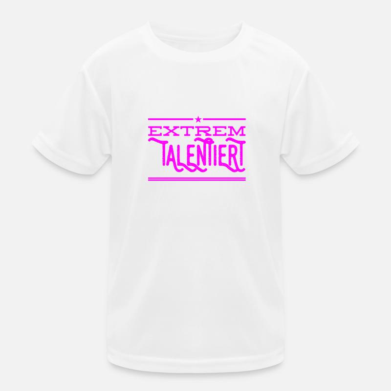 extrem talentiert Kinder Funktions-T-Shirt