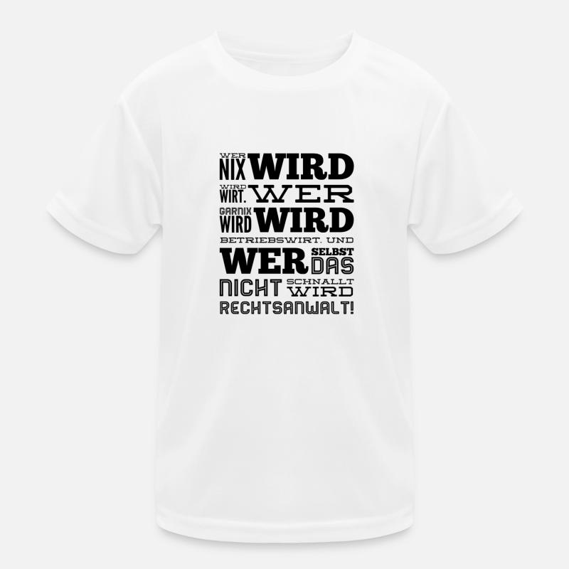 jeder wird etwas Kinder Funktions-T-Shirt