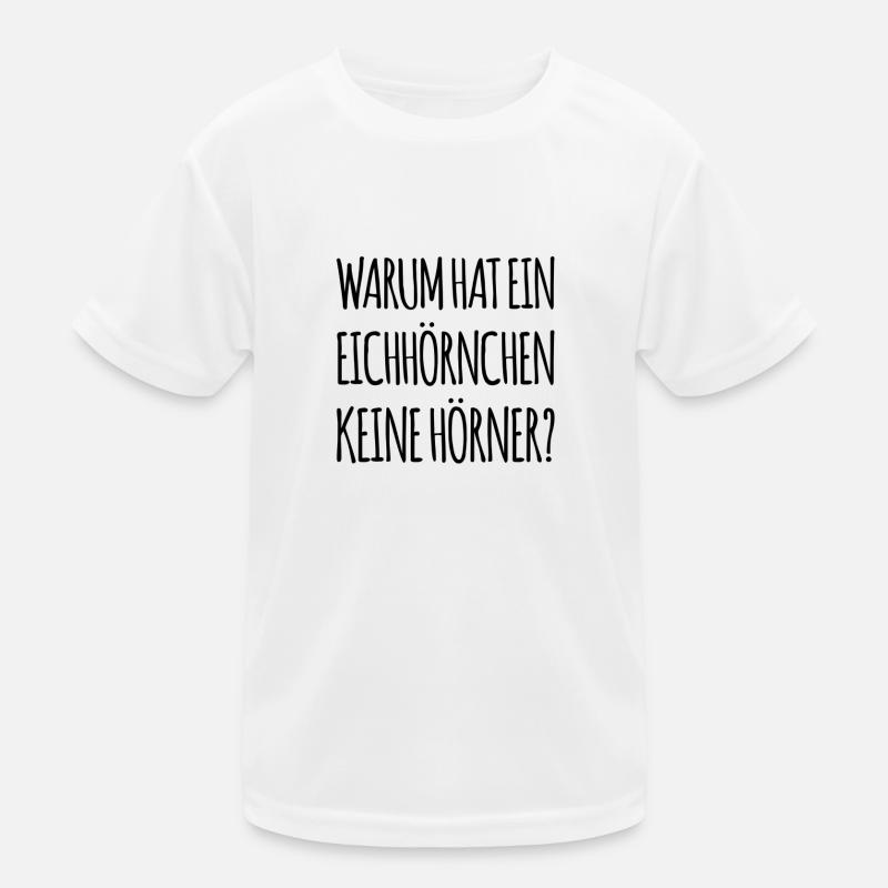 wo sind die Hörner? Kinder Funktions-T-Shirt