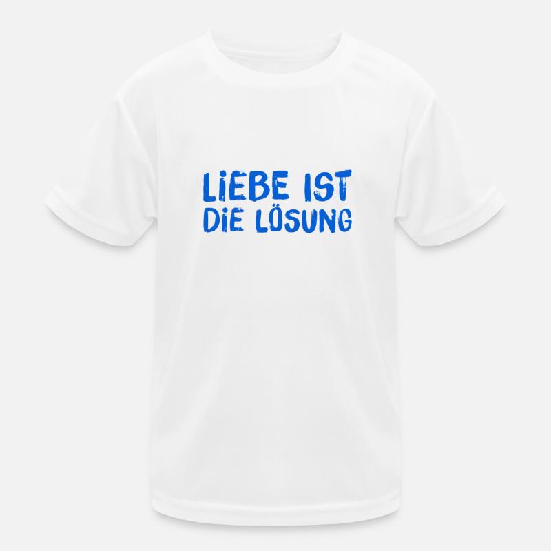 ich lebe die Liebe Kinder Funktions-T-Shirt