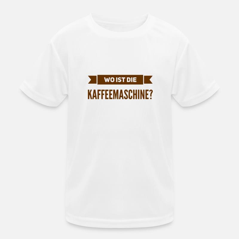 À la recherche de la machine à café T-shirt sport Enfant