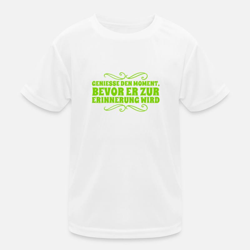 Profitez de chaque instant T-shirt sport Enfant