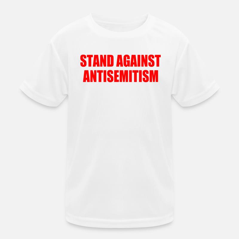 stand against antisemitism Kinder Funktions-T-Shirt