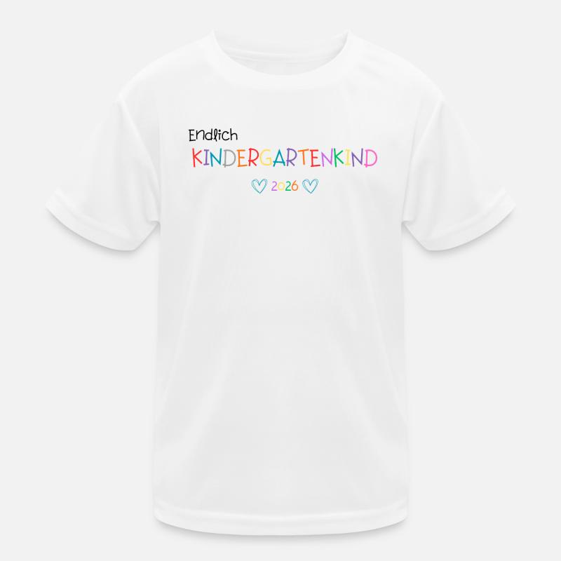 KINDERGARTENKIND 2026 Kinder Funktions-T-Shirt