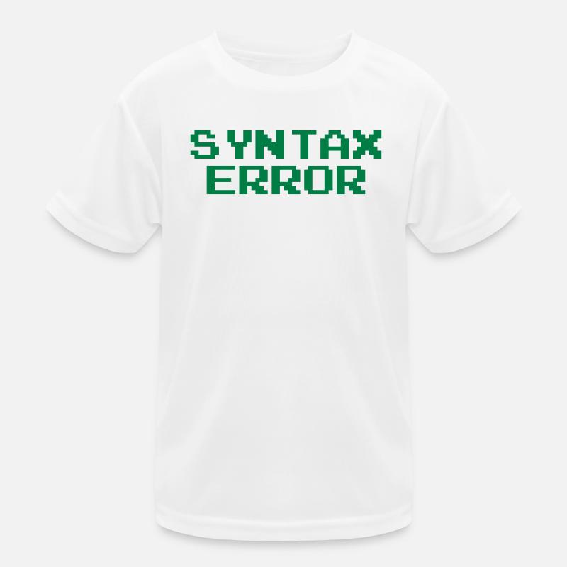 Syntax Error Kids Functional T-Shirt