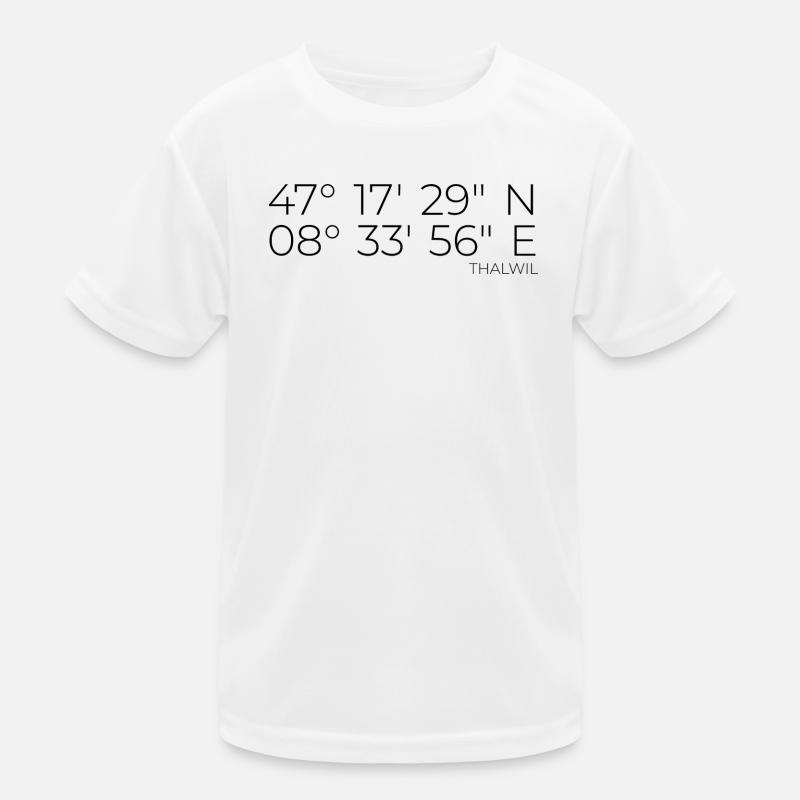 Coordonnées Thalwil Zurich T-shirt sport Enfant