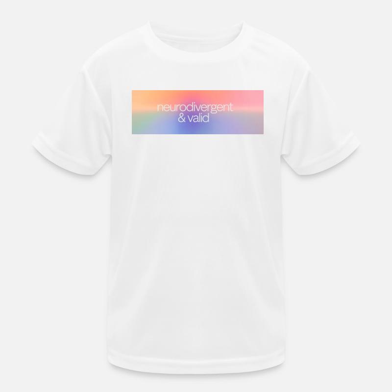 Neurodivergent & valid Kinder Funktions-T-Shirt