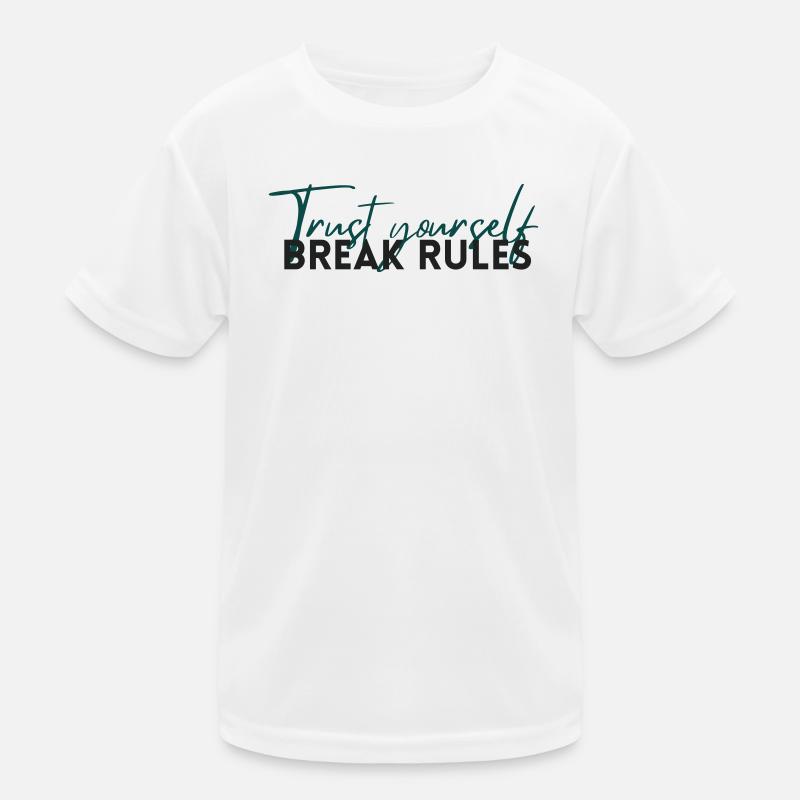 Trust Yourself – Self-Confidence Statement Kids Functional T-Shirt