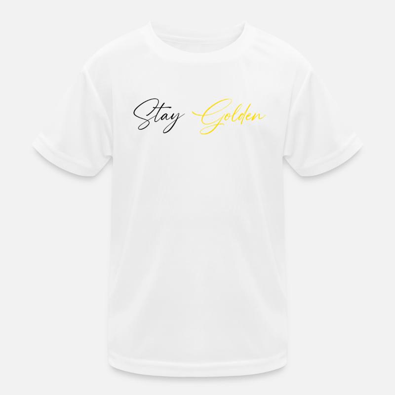 Stay_Golden T-shirt sport Enfant