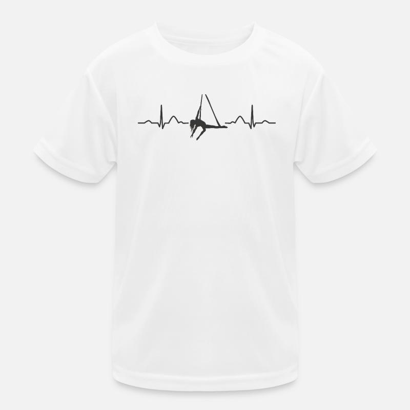 Vertikaltuch Heartbeat Luftakrobatik Aerial Silk Kinder Funktions-T-Shirt