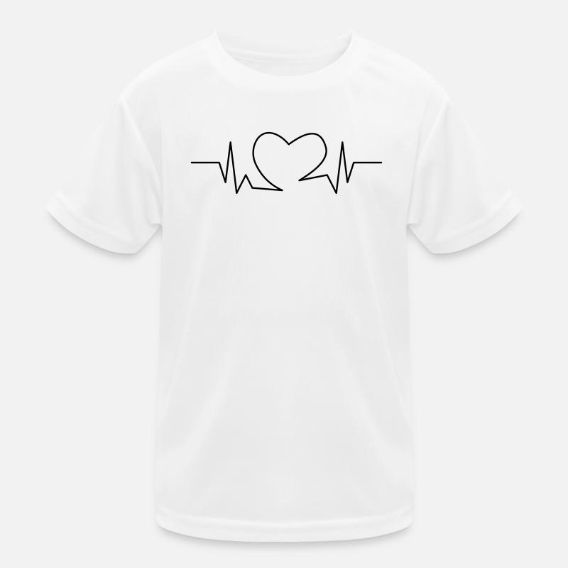 Rythme cardiaque T-shirt sport Enfant
