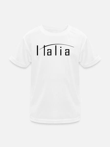 Italia - Kids Functional T-Shirt - white - Front