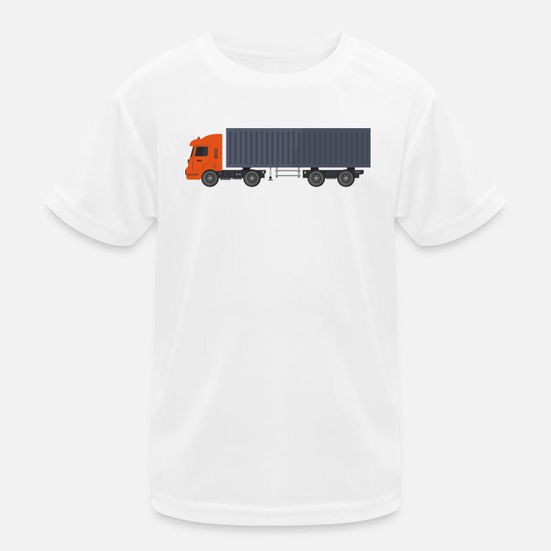 Container trucks Kids Functional T-Shirt