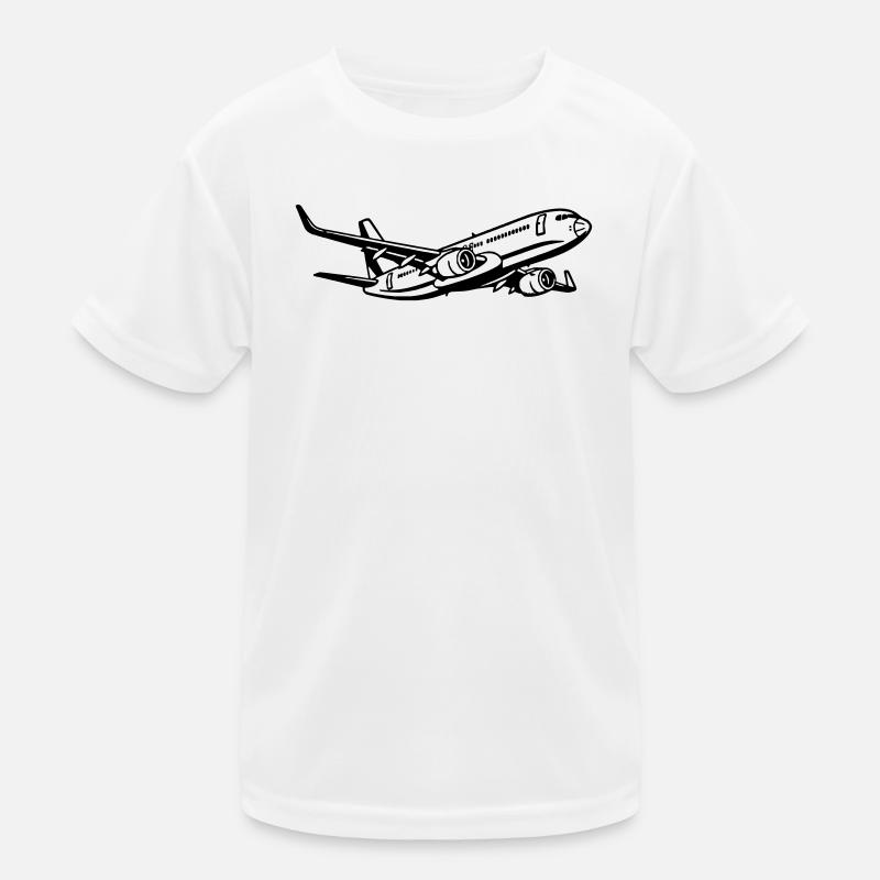 Flugzeug Kinder Funktions-T-Shirt