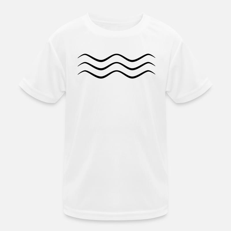 Symbol wave triple Kids Functional T-Shirt