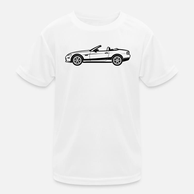 Convertible Car Kids Functional T-Shirt
