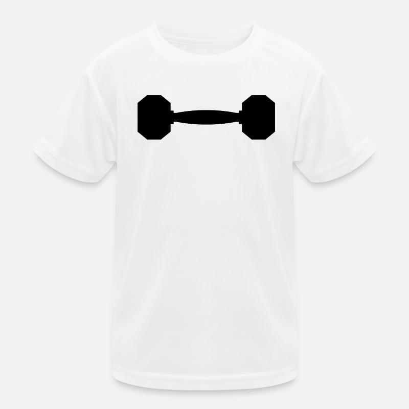 Hantel Kinder Funktions-T-Shirt