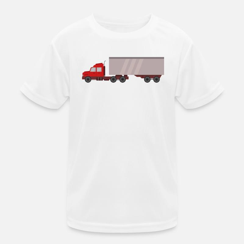 Container trucks Kids Functional T-Shirt