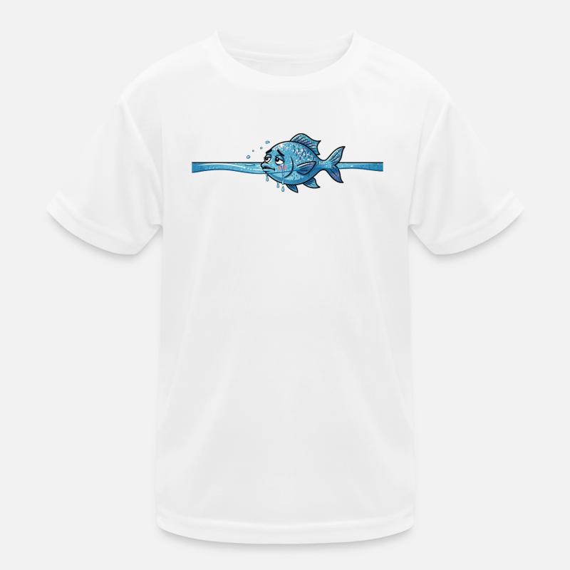 fish sea creature Kids Functional T-Shirt