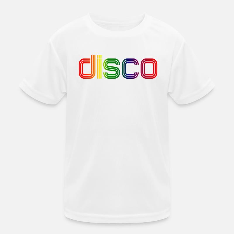 Disco Spectre Neon Rétro T-shirt sport Enfant