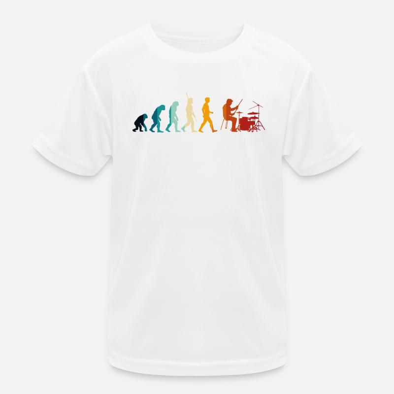 Evolution der Batterie Kinder Funktions-T-Shirt