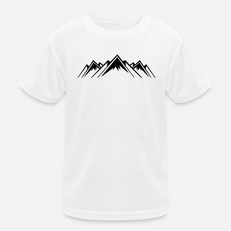 Mountains Mountain Mountains Kids Functional T-Shirt