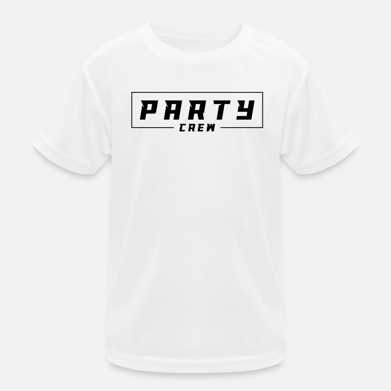 Party Crew Kinder Funktions-T-Shirt