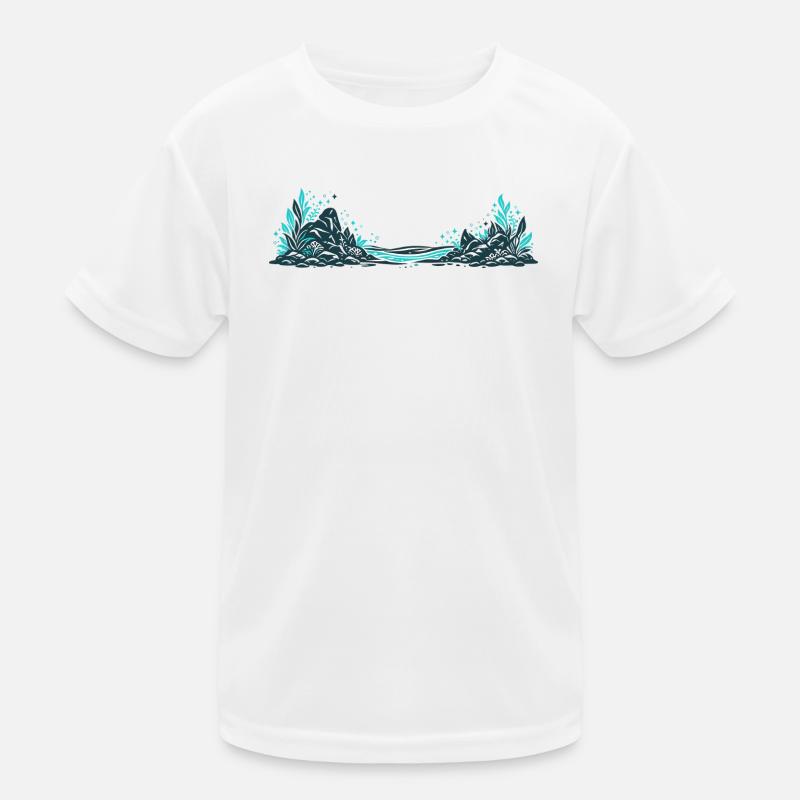 Jungle-style riverside Kids Functional T-Shirt