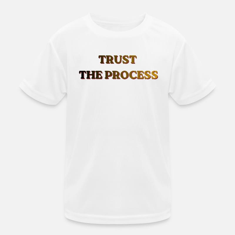 Bannière vintage Trust The Process T-shirt sport Enfant