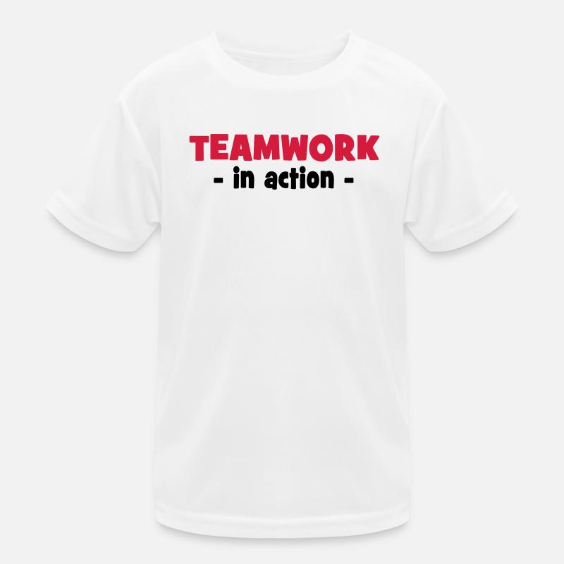 Teamwork in Action Kinder Funktions-T-Shirt