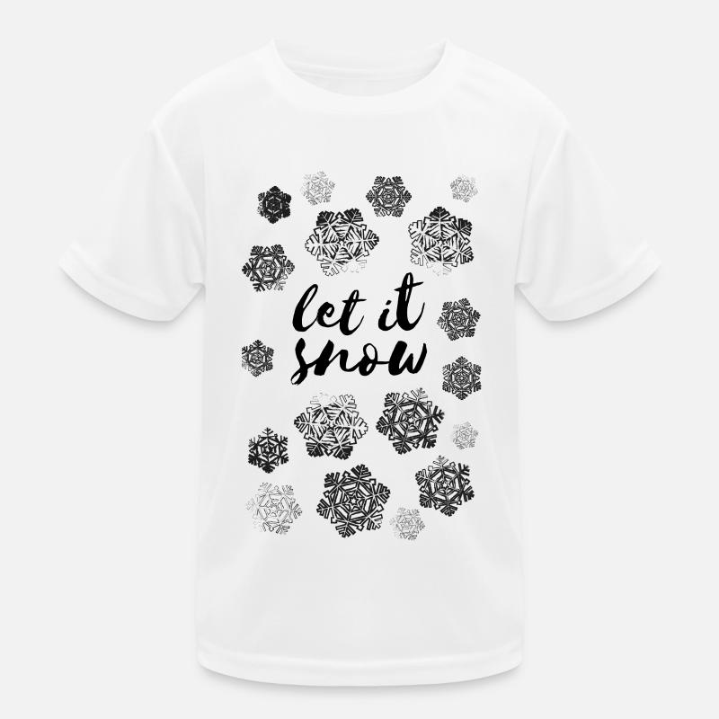 AD Let It Snow Kids Functional T-Shirt