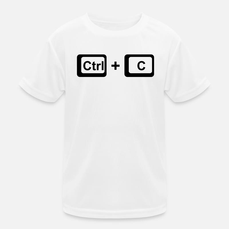 CTRL + C / Eltern Geschenk zum Vatertag /Muttertag Kinder Funktions-T-Shirt