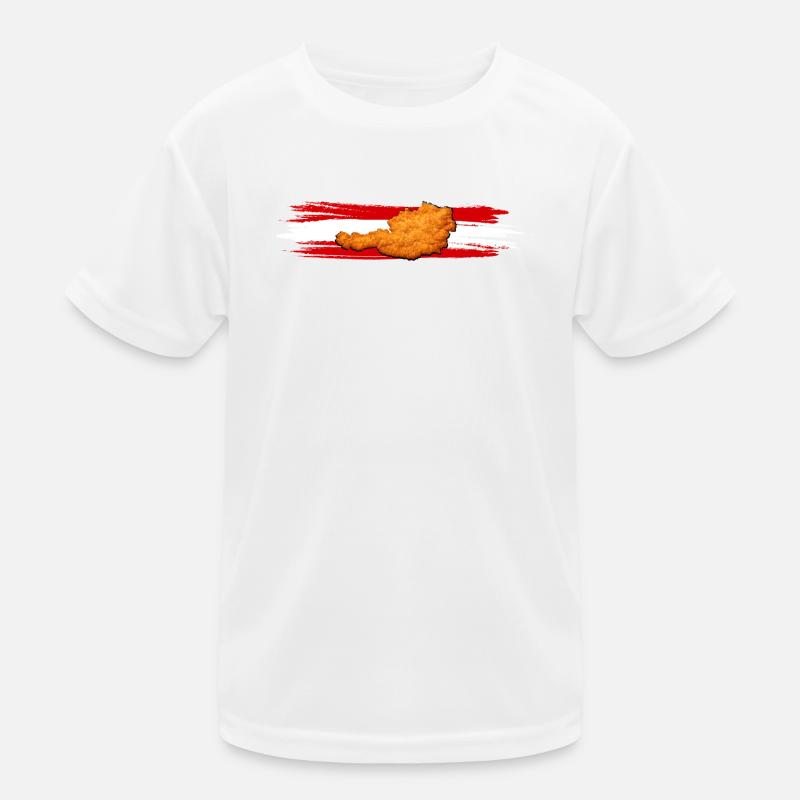 Austria Schnitzel Favorite Dish National Dish Kids Functional T-Shirt