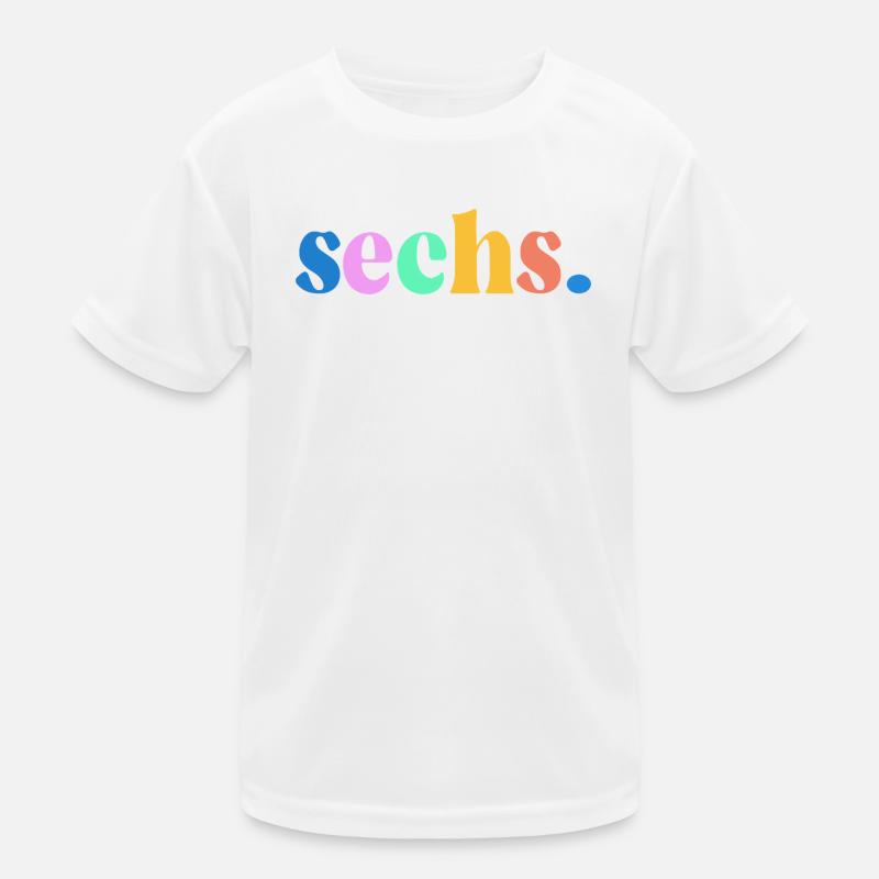 6. Geburtstag Geschenk Sechs Kinder Funktions-T-Shirt