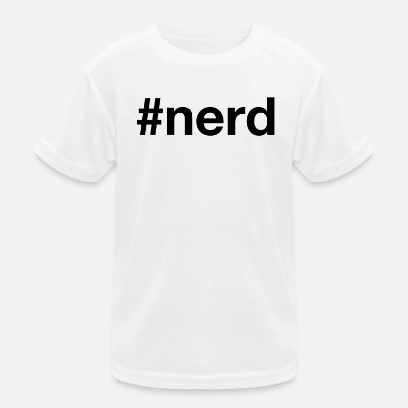 Nerd Hashtag Gamer Kids Functional T-Shirt