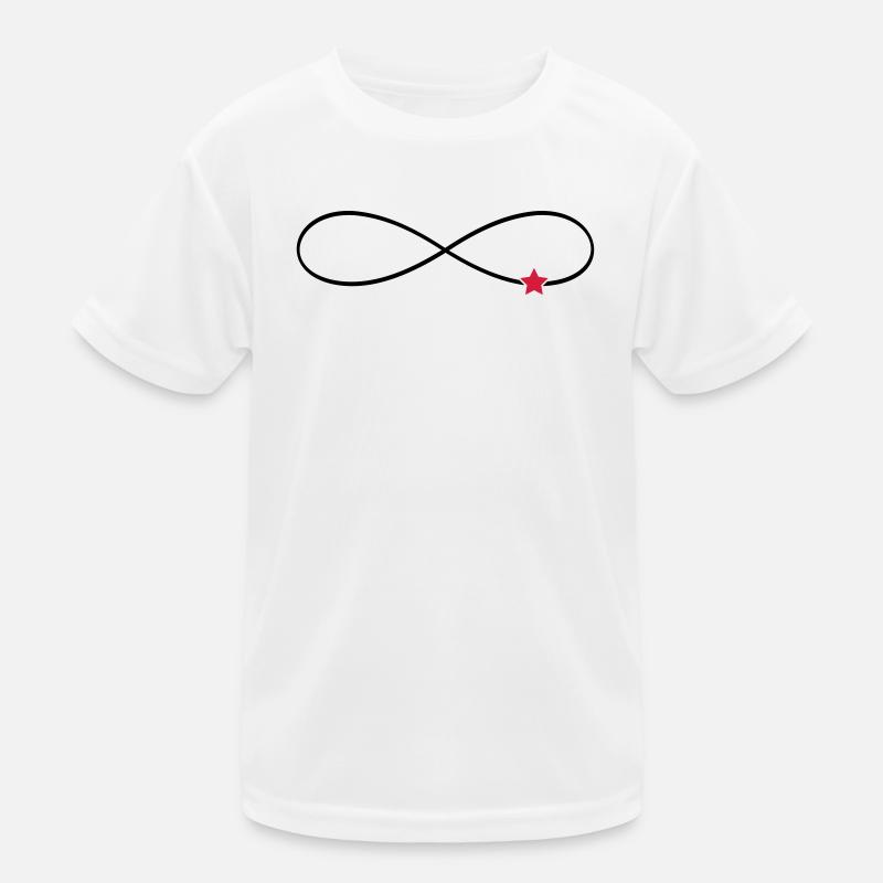 Unendlichkeitszeichen Stern Glück unendlich Kinder Funktions-T-Shirt