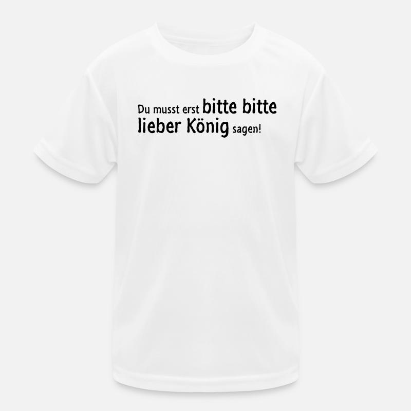 Vous devez seulement dire, s'il vous plaît, s'il T-shirt sport Enfant