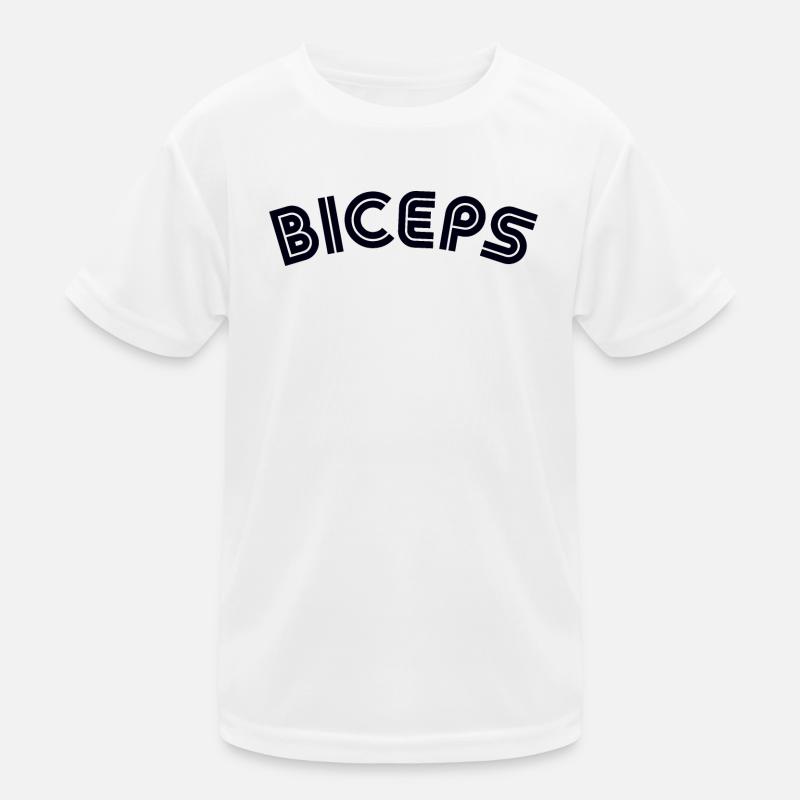 BICEPS Gym Workout Muskeltraining Kinder Funktions-T-Shirt