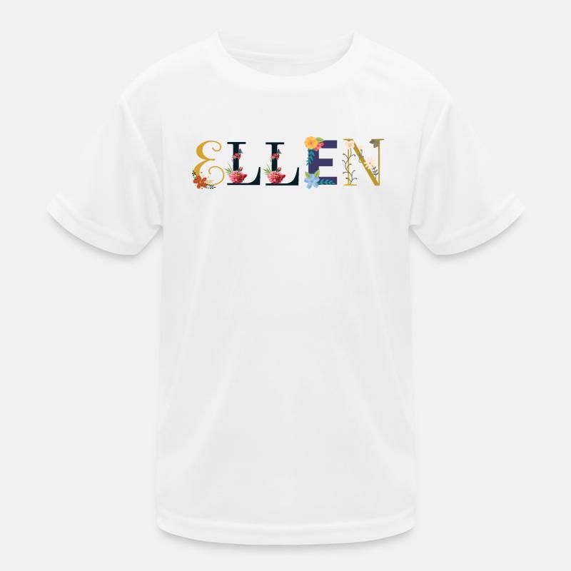 NOM ELLEN DÉCORÉ DE FLEURS T-shirt sport Enfant