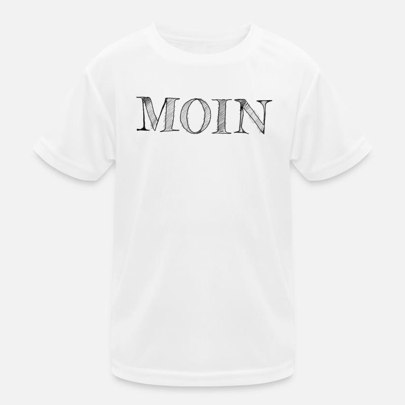 MOIN - Kinder Funktions-T-Shirt - Weiß