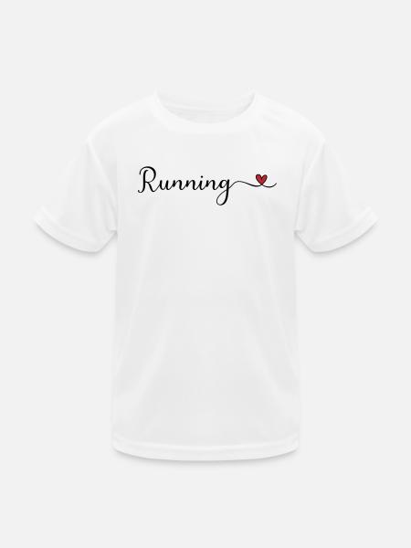 Run - Kids Functional T-Shirt - white - Front