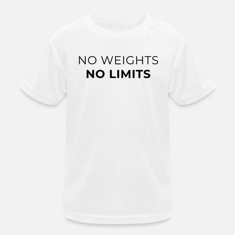 No weights - No limits - Calisthenics Kids Functional T-Shirt