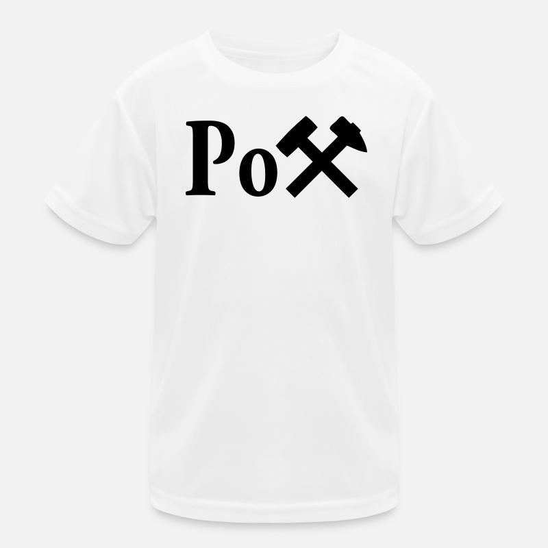 Der Pott - Kinder Funktions-T-Shirt - Weiß