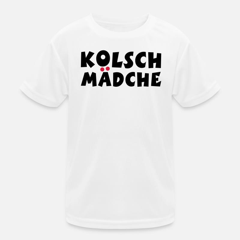 Kölsch Mädche - Ein Mädchen aus Köln Kinder Funktions-T-Shirt