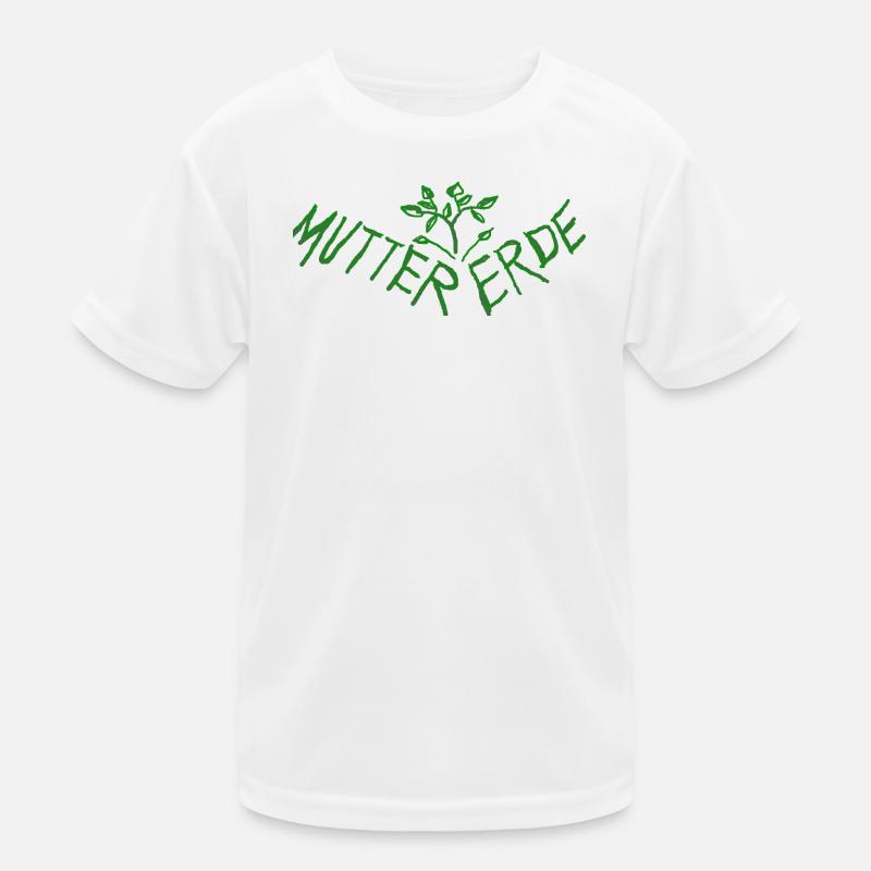 Mutter Erde - Schuetze Mutter Erde Kinder Funktions-T-Shirt