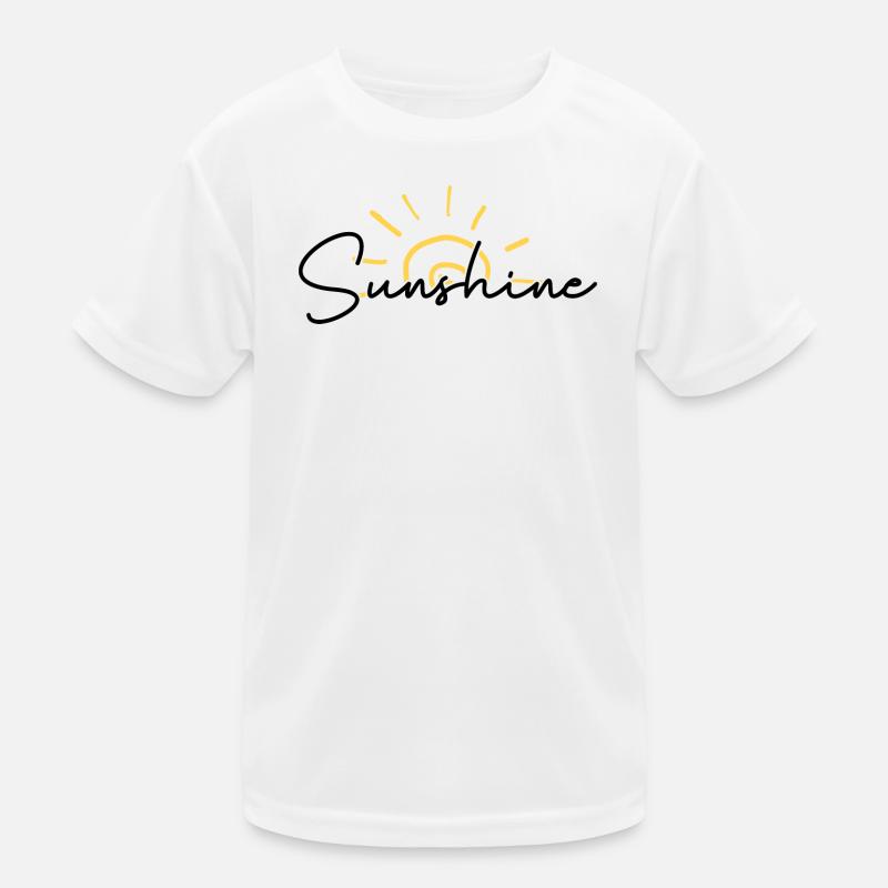 Sunrise Scribble Arc Kids Functional T-Shirt
